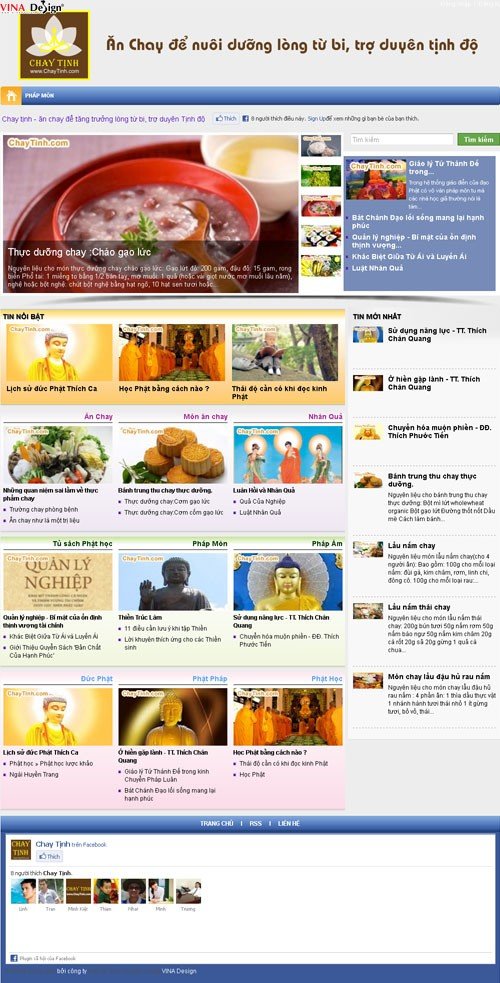 Website Chay Tịnh