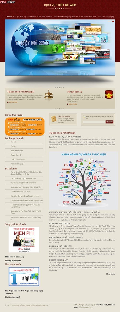 Thiết kế web, dịch vụ thiết kế web chuyên nghiệp
