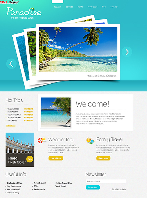 Dịch vụ thiết kế web đẹp