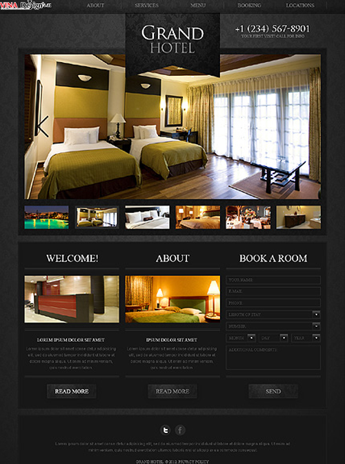 Website khách sạn