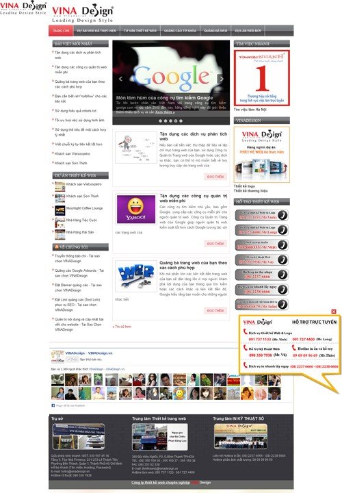 Thiết kế web, công ty thiết kế web, quảng bá web