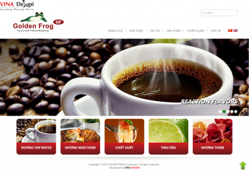 Website goldenfrog.com.vn duoc thiet ke theo chuan 