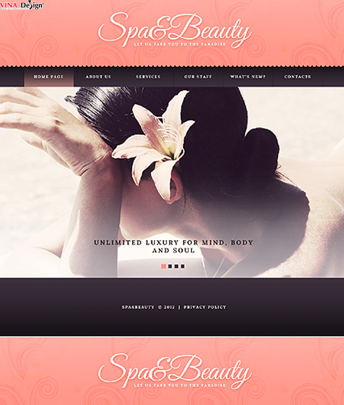 Thiết kế website Spa đẹp