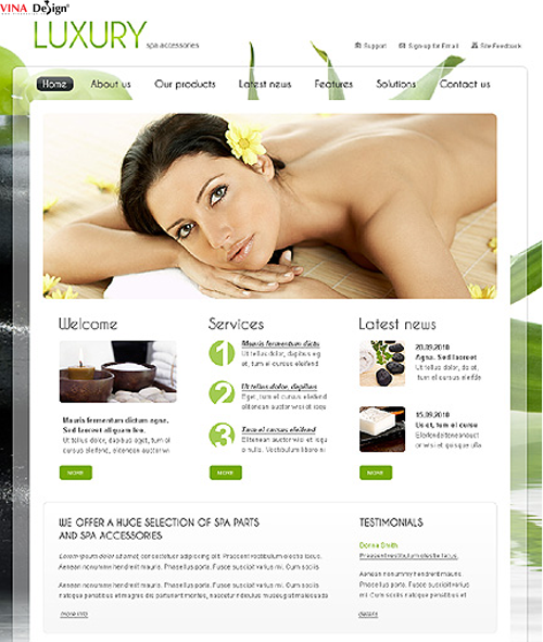 Web spa đẹp