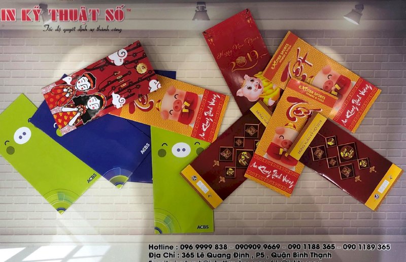 In kỹ thuật số - in nhanh giá rẻ, in bao lì xì, in quà tặng Tết 2021