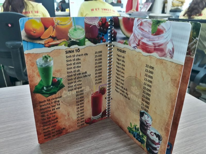 Thiết kế menu độc đáo phá vỡ mọi rào cản giới hạn của màu sắc và khối
