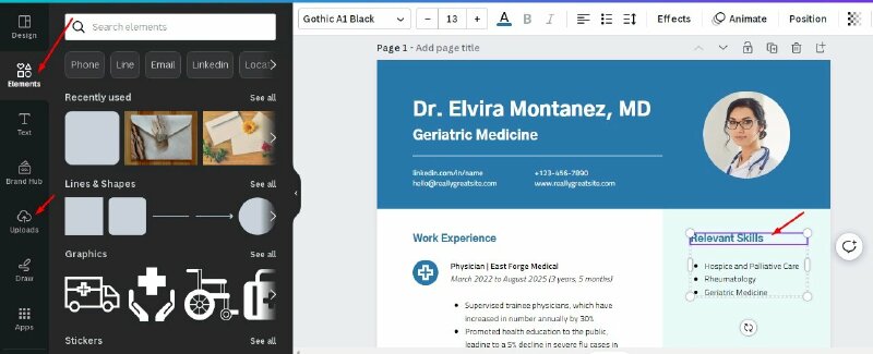 Tùy chỉnh mẫu CV