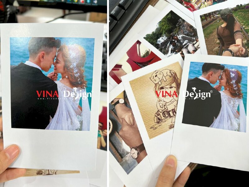 In ảnh Polaroid cặp đôi lover, ảnh treo dạng Polaroid trang trí bàn gallery tiệc cưới - VND113