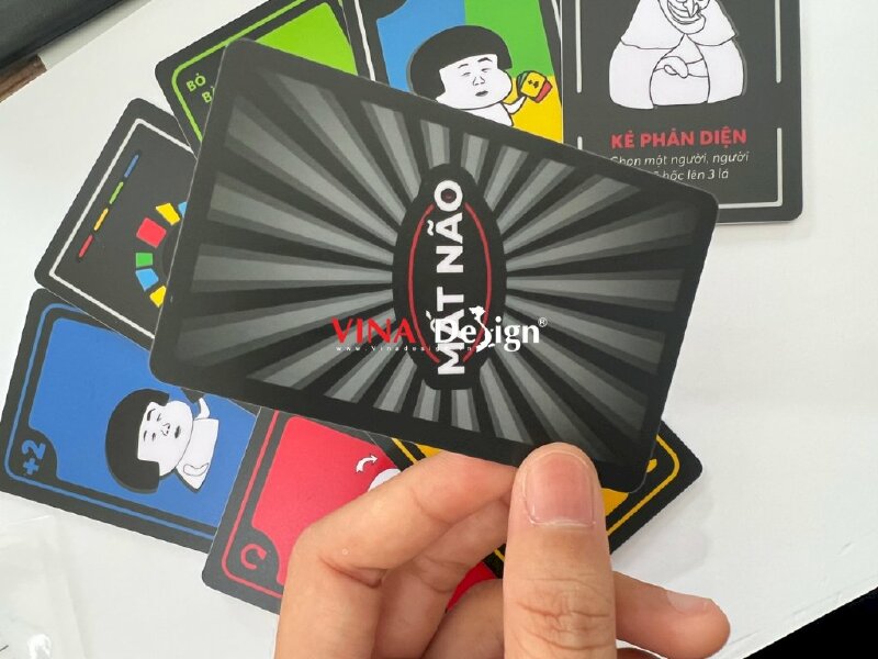 In board game thẻ bài, thẻ game theo yêu cầu - VND96