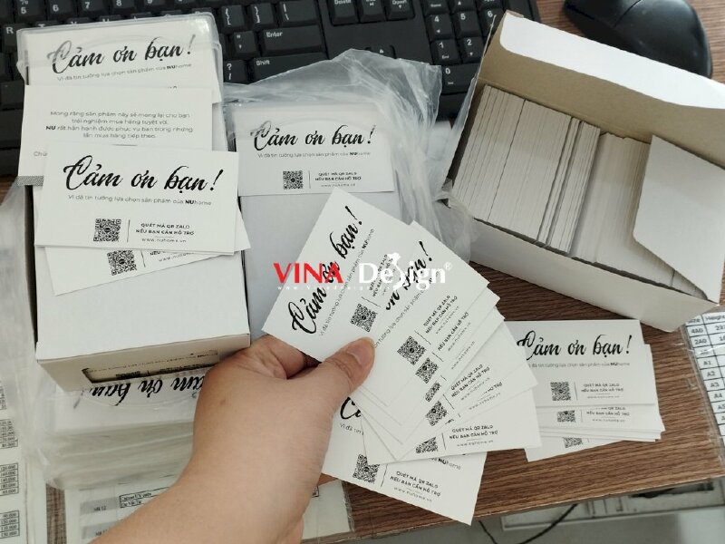 In card cảm ơn khách hàng - VND91