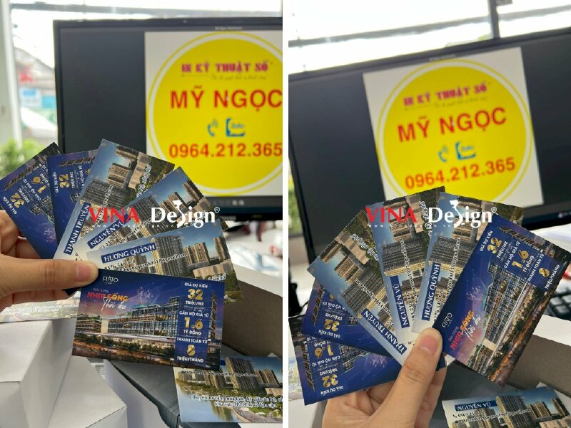 In card visit môi giới nhà đất bất động sản - VND95