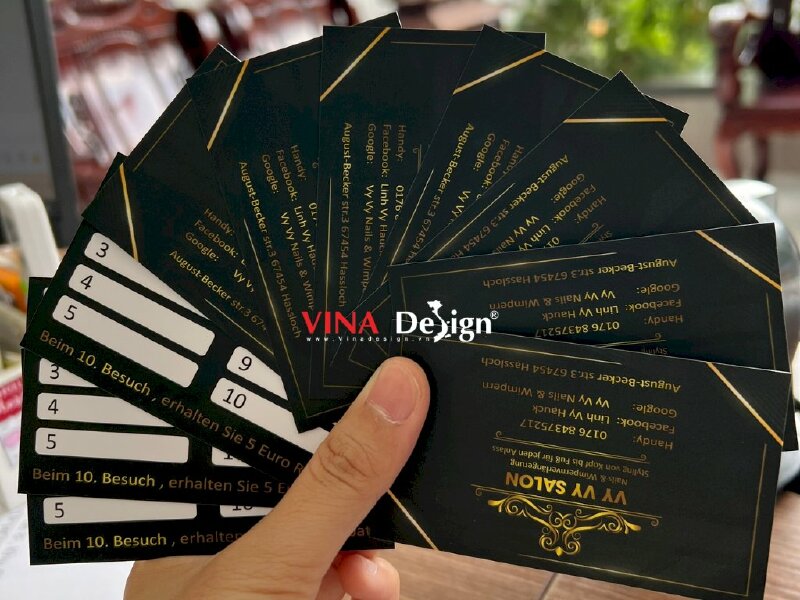 In name card salon tiếng Đức - VND27