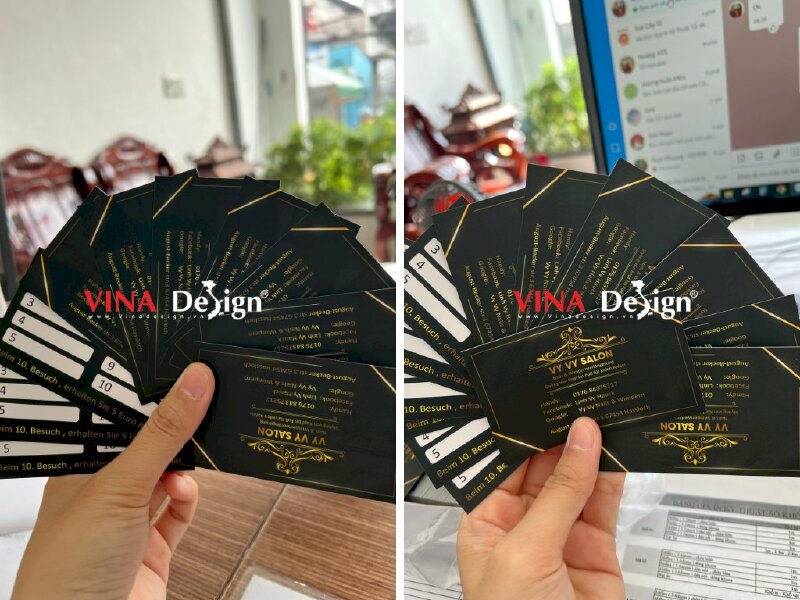 In name card salon tiếng Đức - VND27