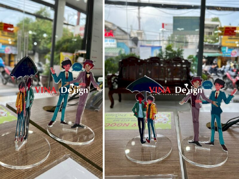 In standee mica anime boy - xưởng mô hình anime nam standee để bàn - VND118