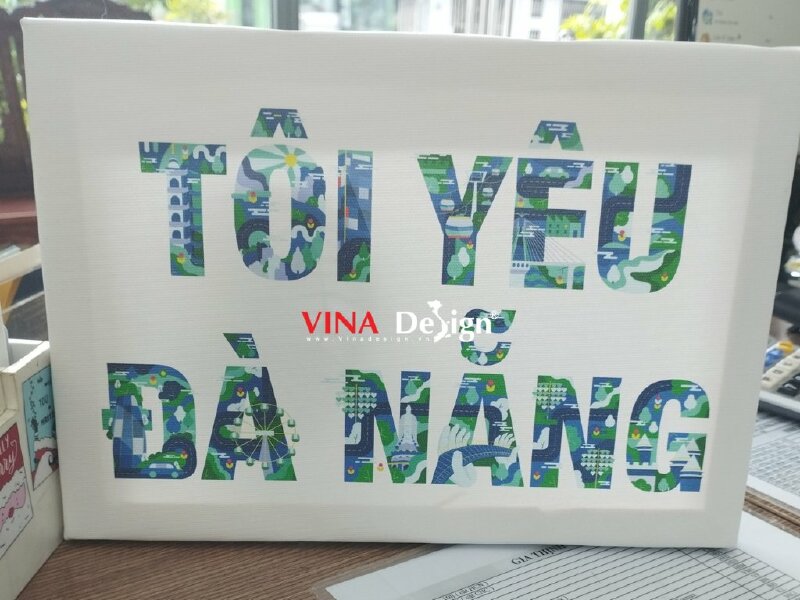 In tranh Canvas đóng khung theo yêu cầu - VND11