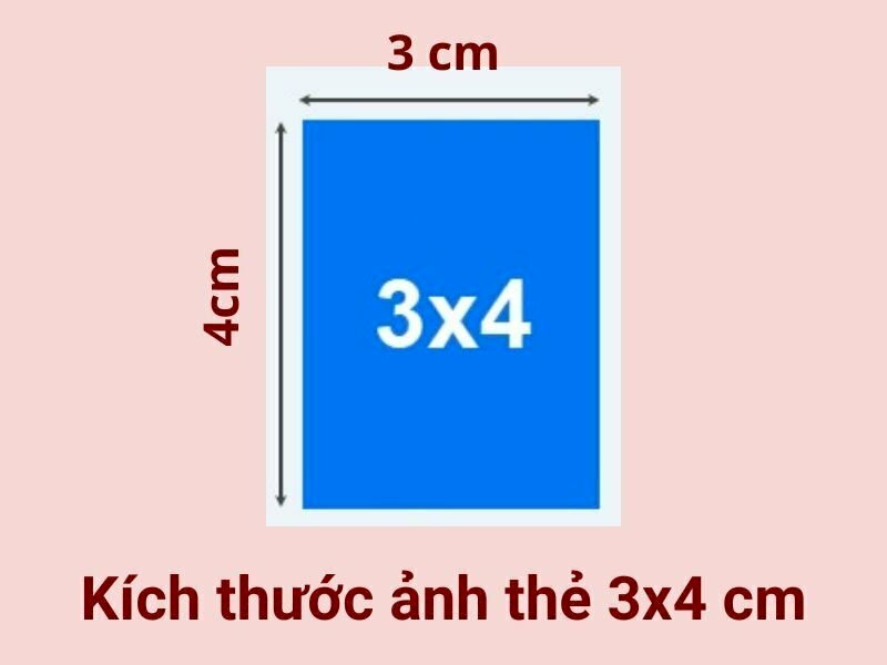 Kích thước ảnh 3x4 chuẩn quốc tế