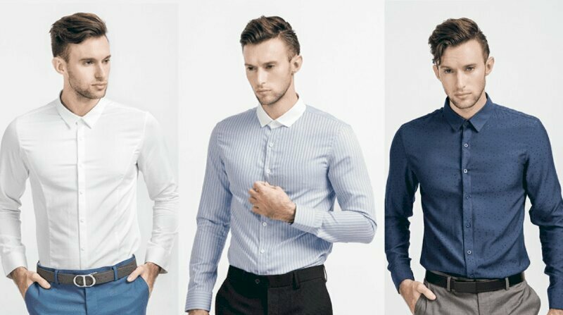 Kích thước áo sơ mi nam theo chiều cao, cân nặng