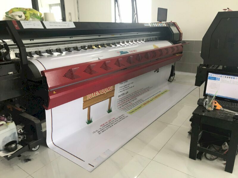 Kích thước khổ in bạt Hiflex nhỏ