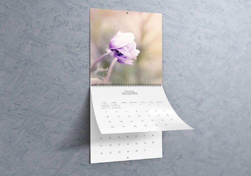 Kích thước lịch treo tường 13 tờ