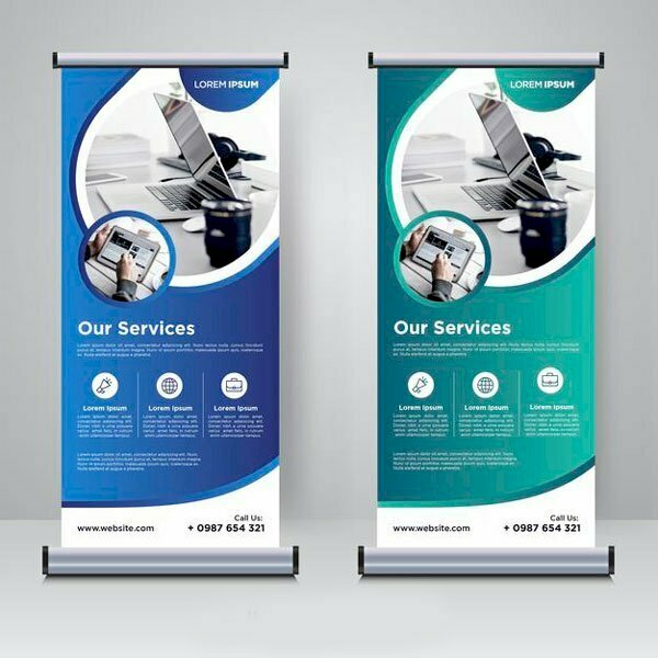 Kích thước standee cuốn