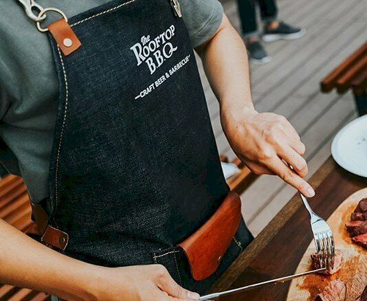 Kích thước tạp dề đeo chéo