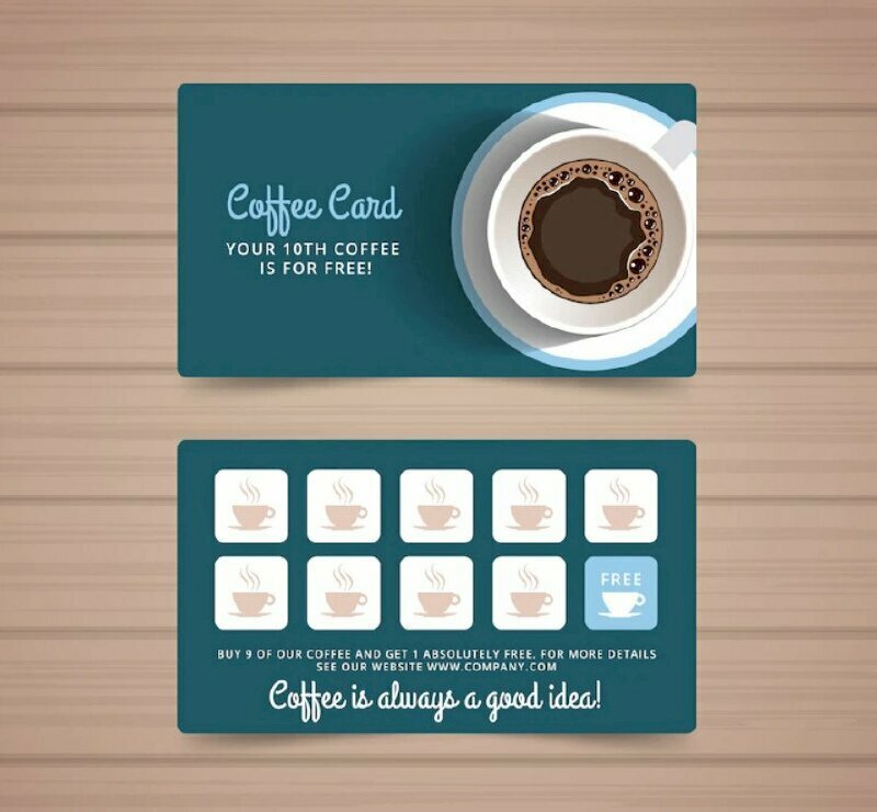 Kích thước thẻ tích điểm bằng giấy