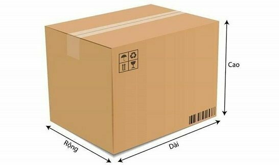 Cách tính kích thước thùng carton