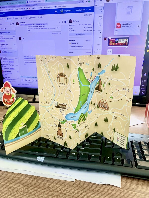 Kích thước tờ rơi gấp 3