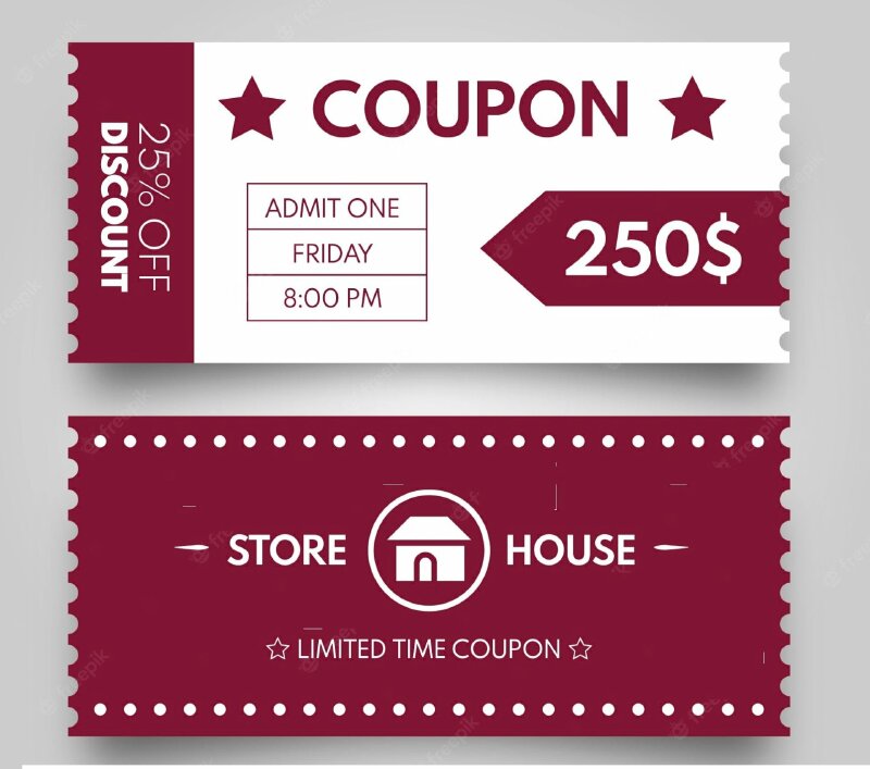 Kích thước voucher dạng card visit