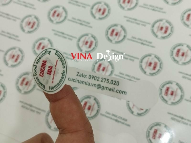 In tem decal giá rẻ - VINADESIGN