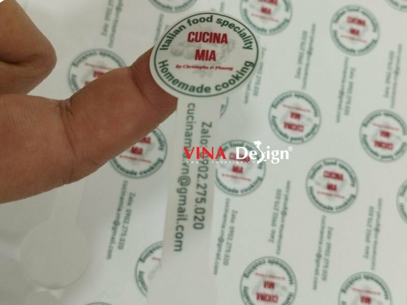 In tem decal giá rẻ TPHCM - VINADESIGN