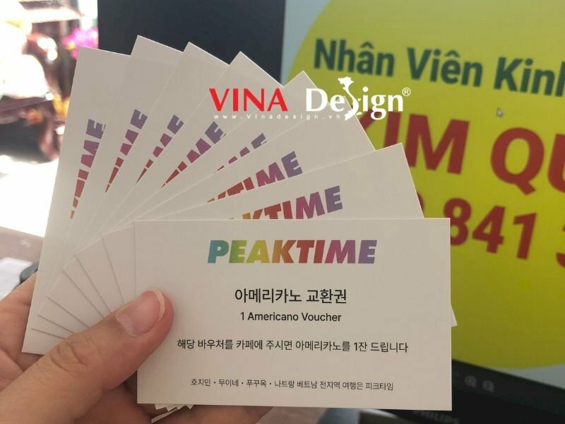 In name card offset giá rẻ - VINADESIGN