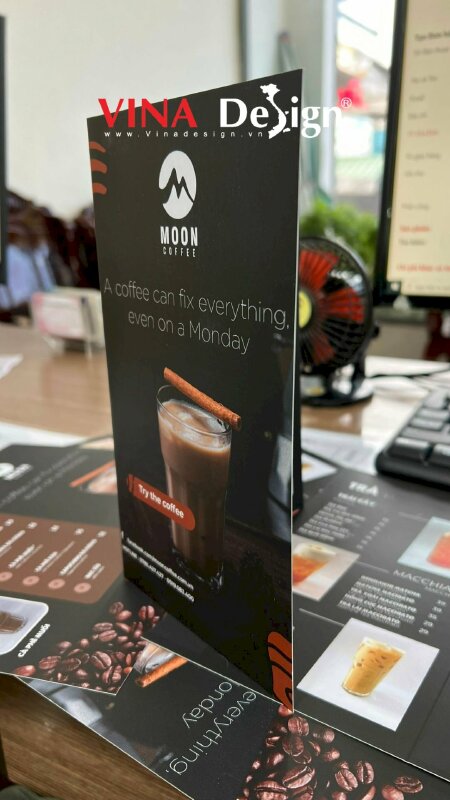In menu bìa cứng đẹp, giá rẻ - VINADESIGN