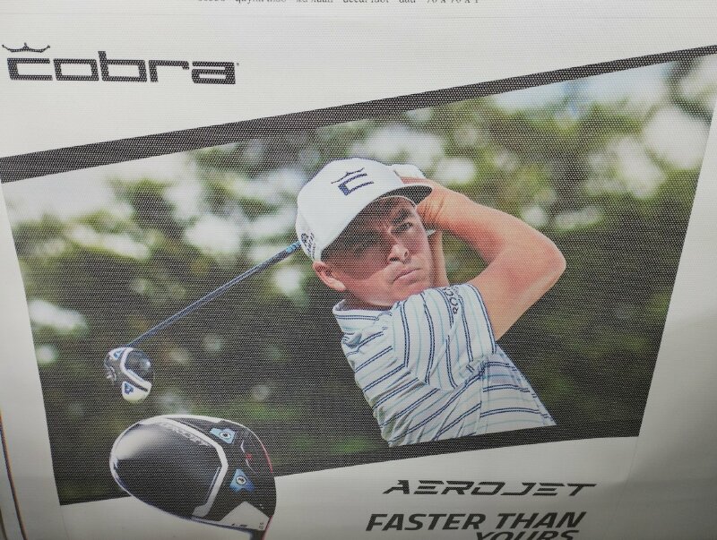 In decal lưới, mực dầu, dán kính cửa hàng