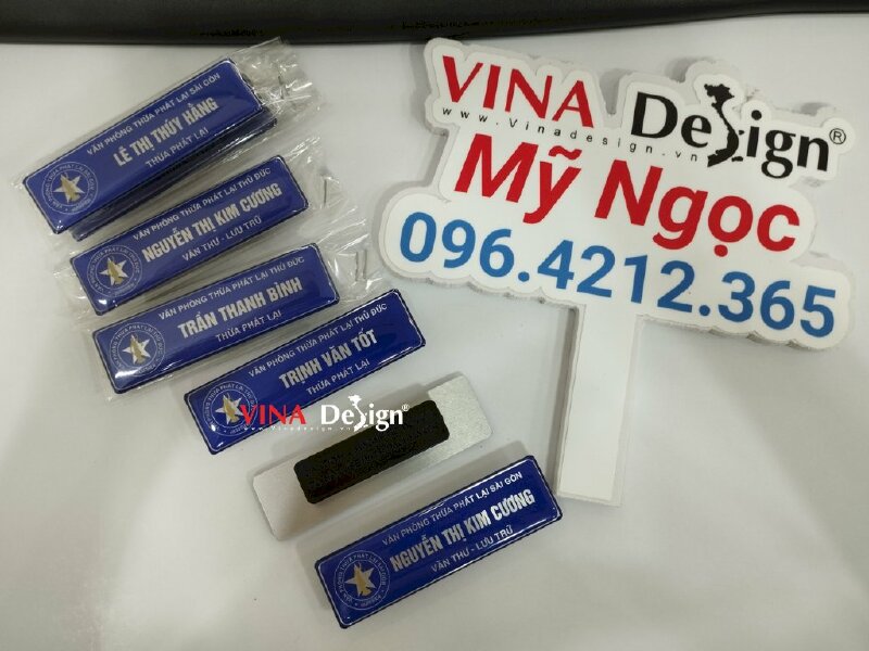 In bảng tên nhân viên Văn phòng Thừa phát lại - VND187