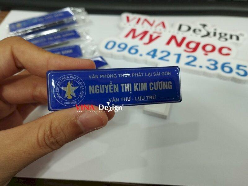 In bảng tên nhân viên Văn phòng Thừa phát lại - VND187