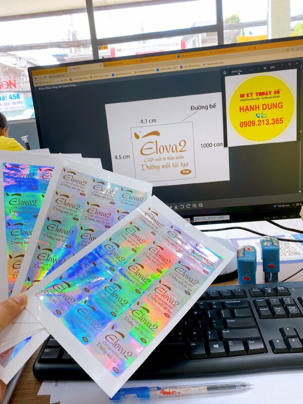 Ứng dụng in hologram