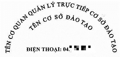 Quy định mẫu tên cơ sở đào tạo và cơ quan quản lý xe tập lái