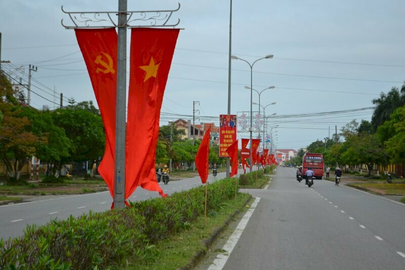 Kích thước cờ đuôi nheo