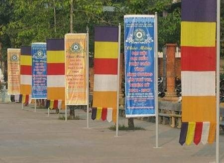 Kích thước cờ phướn Phật giáo