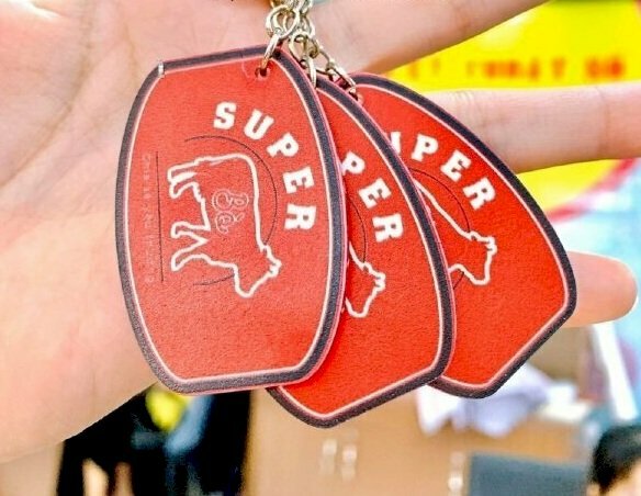 Kích thước móc khóa hình chữ nhật