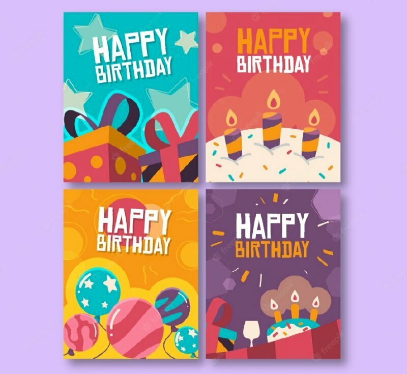 Kích thước thiệp chúc mừng sinh nhật siêu nhỏ