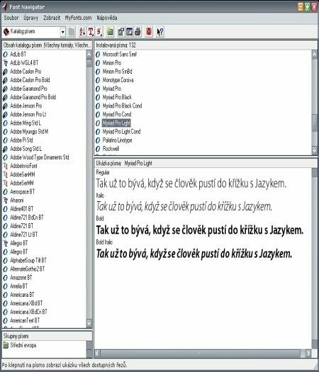 Ưu nhược điểm của Bitstream Font Navigator