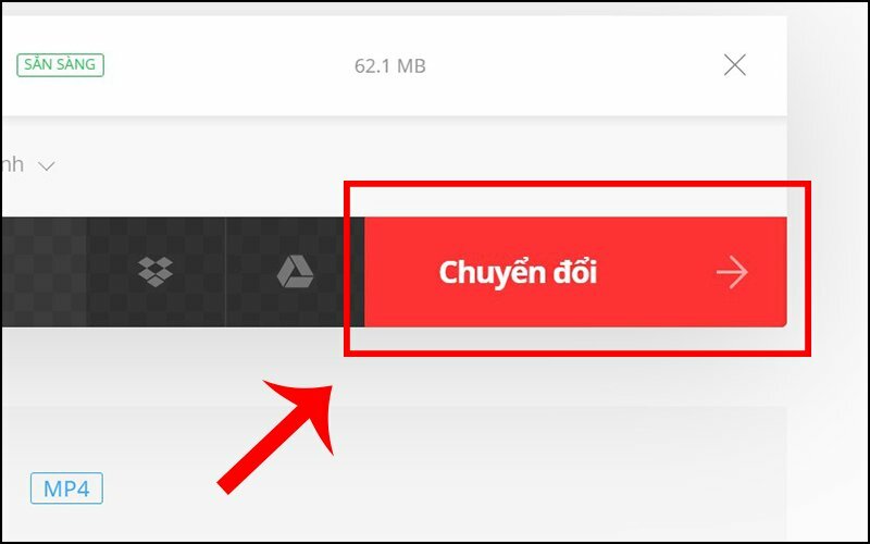 Bước 5: Bấm chuyển đổi để tiến hành chuyển đổi tệp.