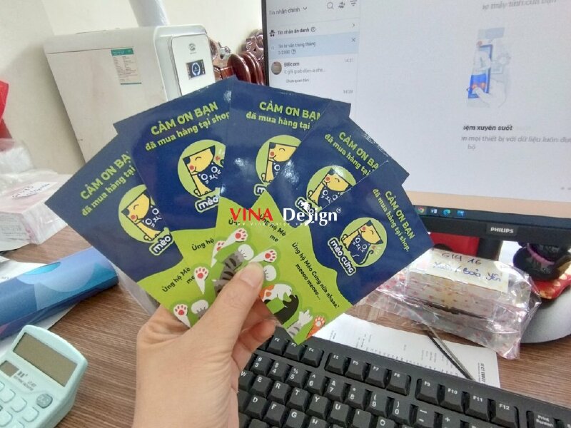 In card cảm ơn mua hàng - VND216