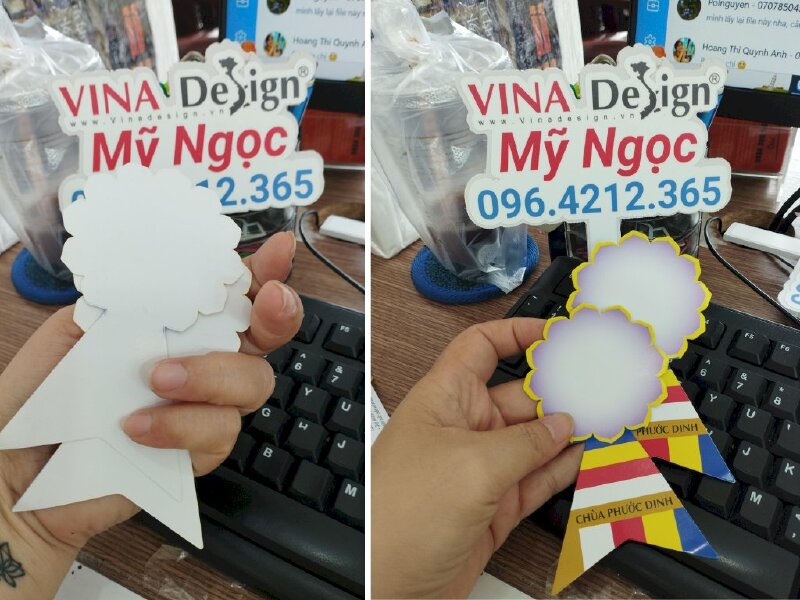 In đuôi nheo cài áo Vu Lan, hoa cài áo Vu Lan Báo Hiếu cho nhà Chùa - VND229