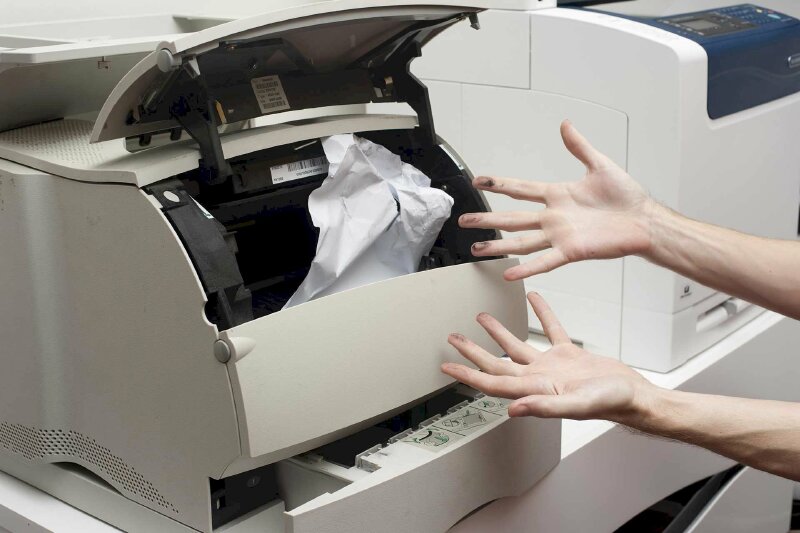 Paper jam là gì?