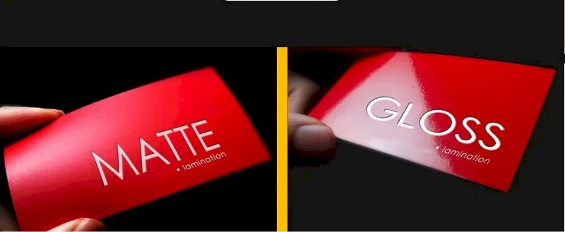 So sánh cán bóng và cán mờ trong in ấn