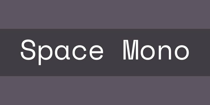 Font chữ Space Mono