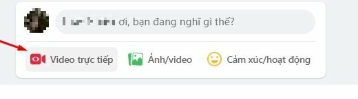 Bước 1: Trên bảng feed, trang hoặc trang cá nhân của bạn, nhấp vào Video trực tiếp. Hoặc nhấp vào Bạn đang nghĩ gì? và sau đó chọn Video trực tiếp. Bạn sẽ được chuyển đến Live Producer của Facebook, một giao diện cho phép bạn tùy chỉnh và quản lý livestream. 